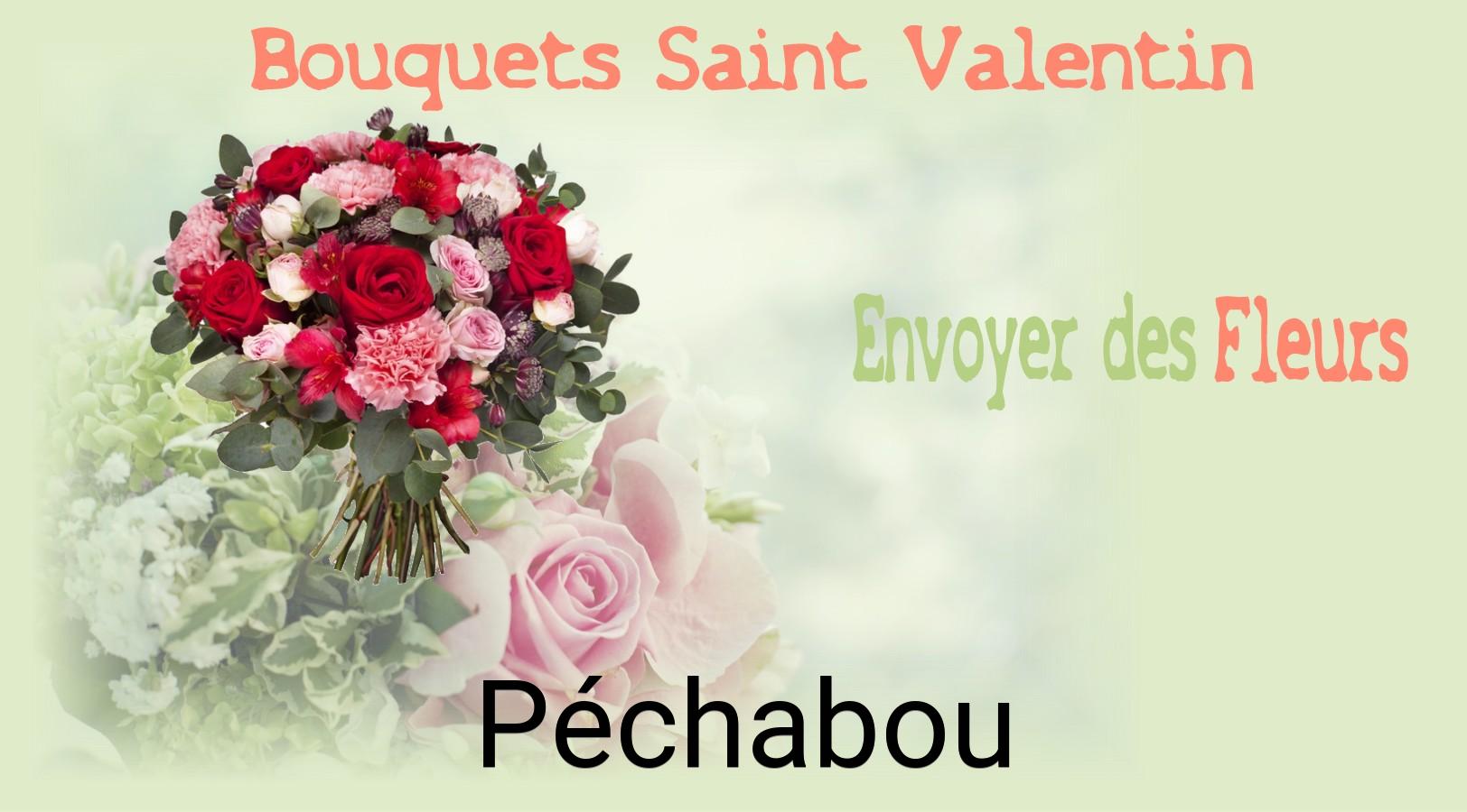 Roses de Saint-Valentin livrées à Péchabou